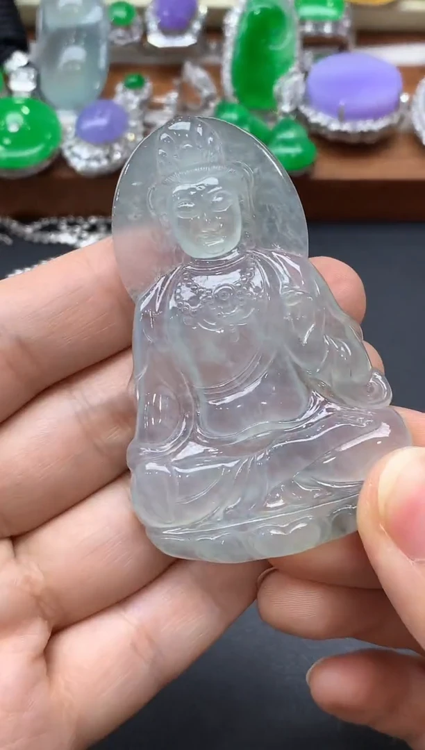 颈饰未镶嵌翡翠472-中国好珍宝