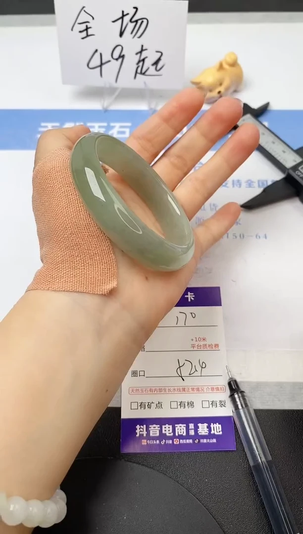 【闪购商品】石英质玉手镯未镶嵌s170