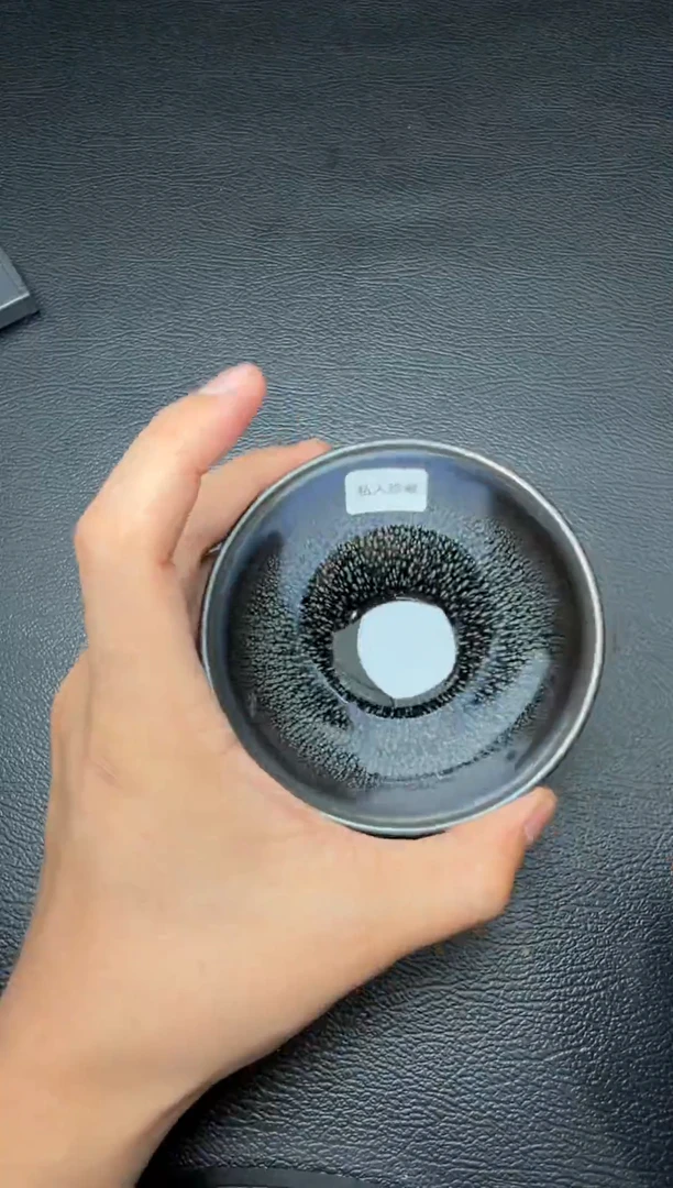 茶盏孙福昆瑞雪盏84持盏照