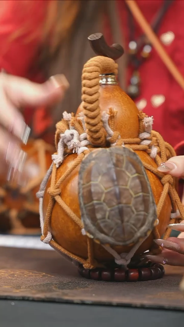 【闪购商品】WD141大漆酒葫芦不包手串及旋转底座