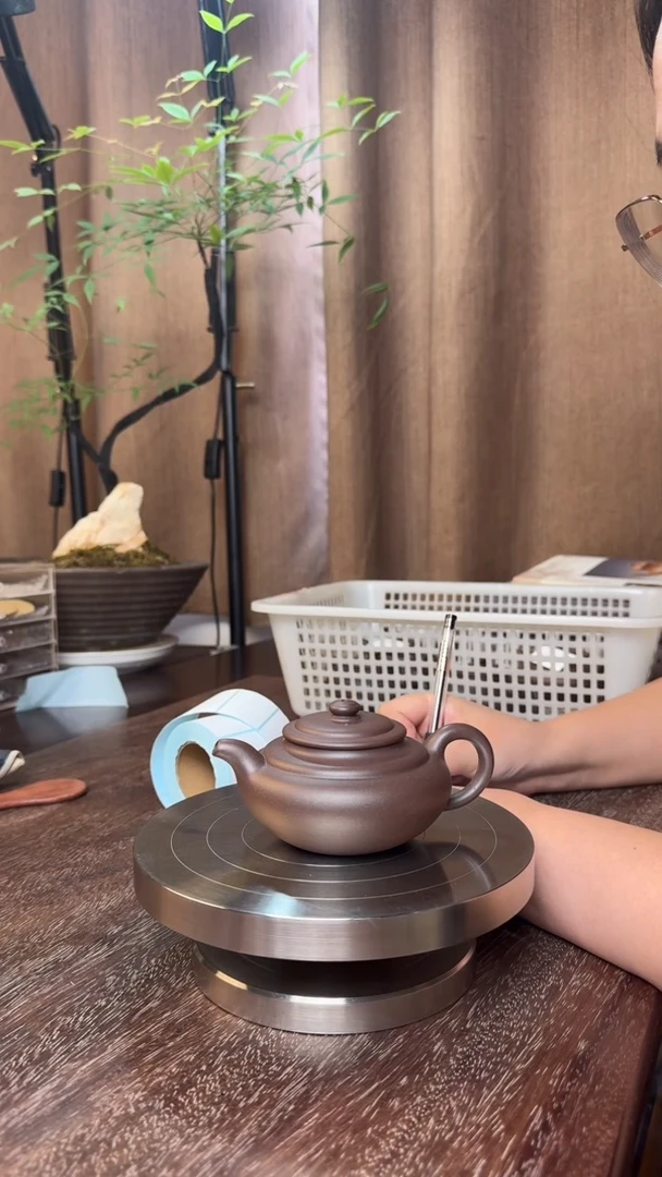 用****1想泉壶（天青泥）170CC“微瑕慎拍不退不换”封釉