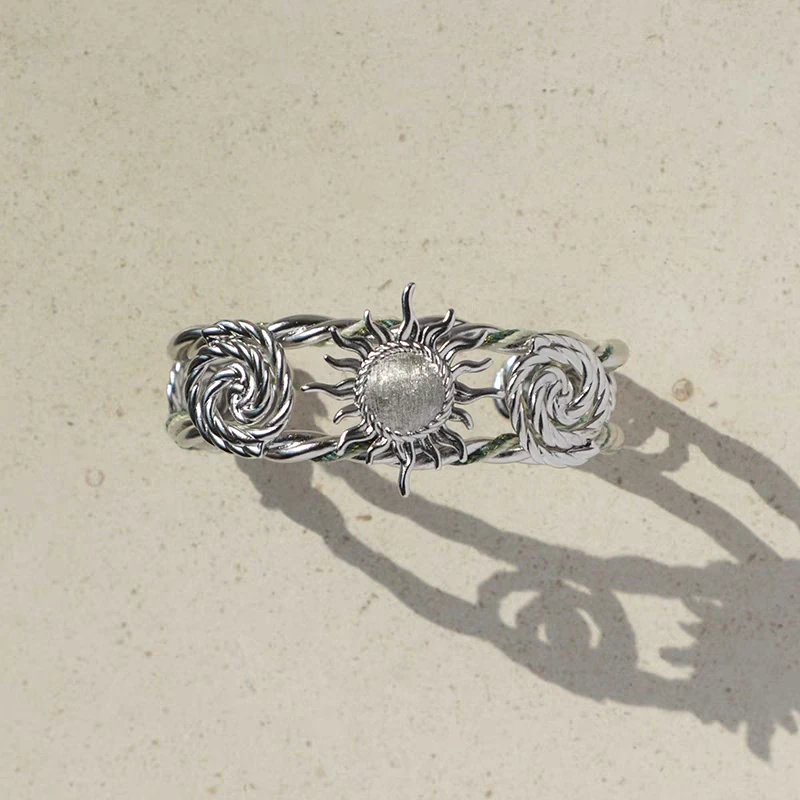 铜合金手镯 MonSecrert编绳旭日手镯MON051403