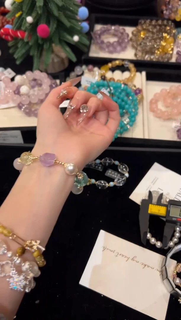 未镶嵌手串水晶多宝手串