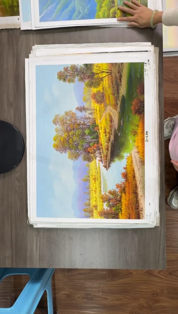 油画【139号】约50*70cm丨朝鲜原创纯手绘孤品油画丨顺丰包邮