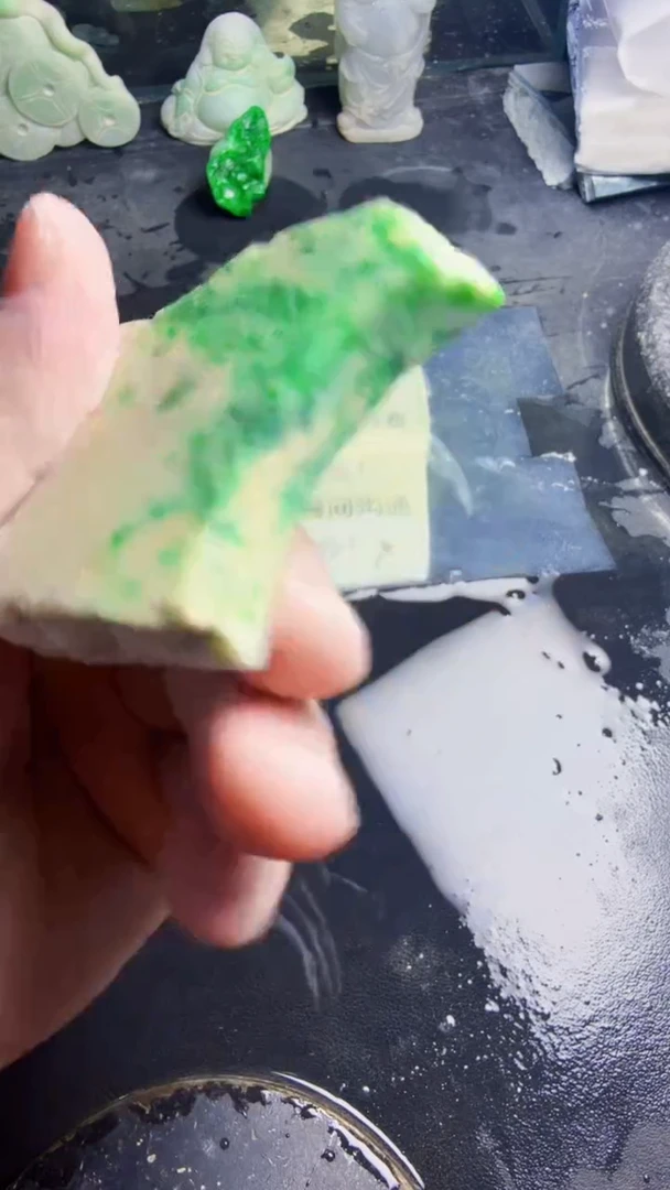未镶嵌挂件翡翠天然翡翠085