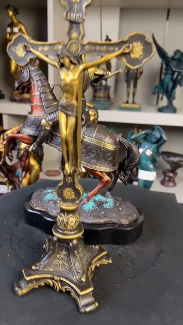 欧美精黄铜雕塑精品