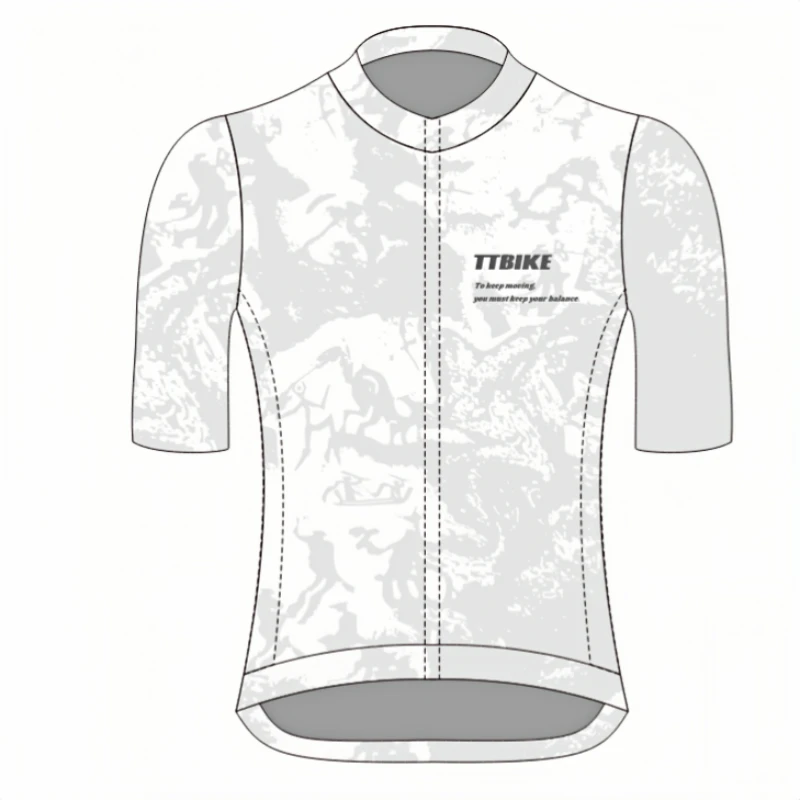 TTBIKE新款夏季男女款短袖骑行服速干透气适合公路车竞技版骑行服