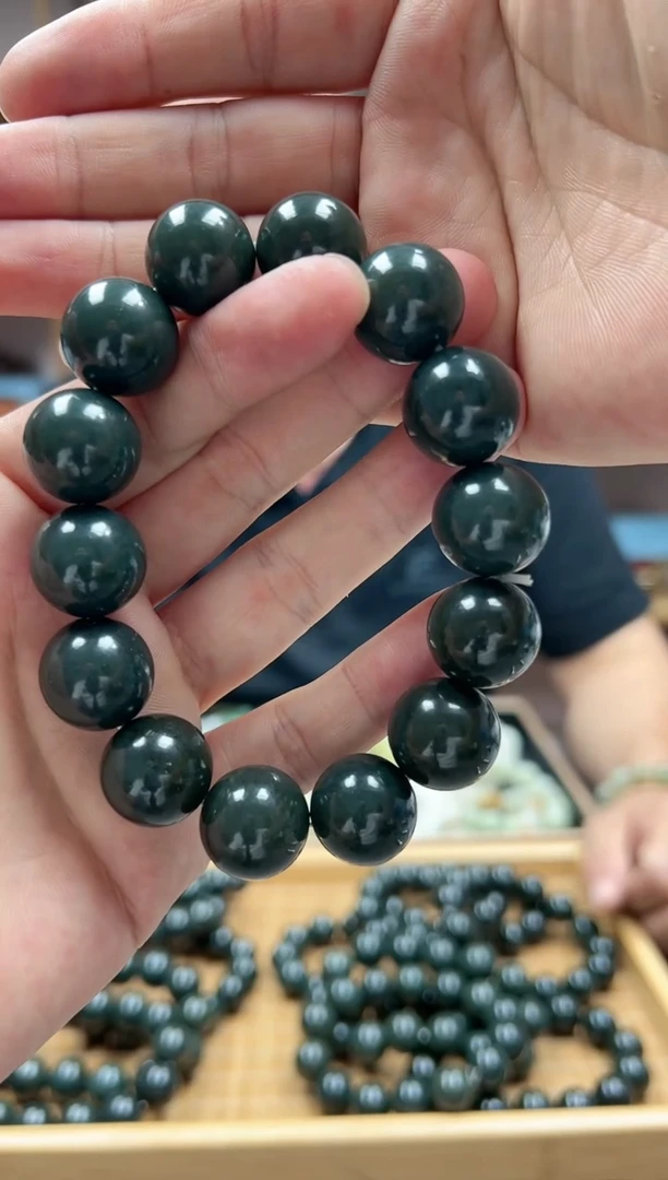 手链未镶嵌和田玉16叶城蓝调