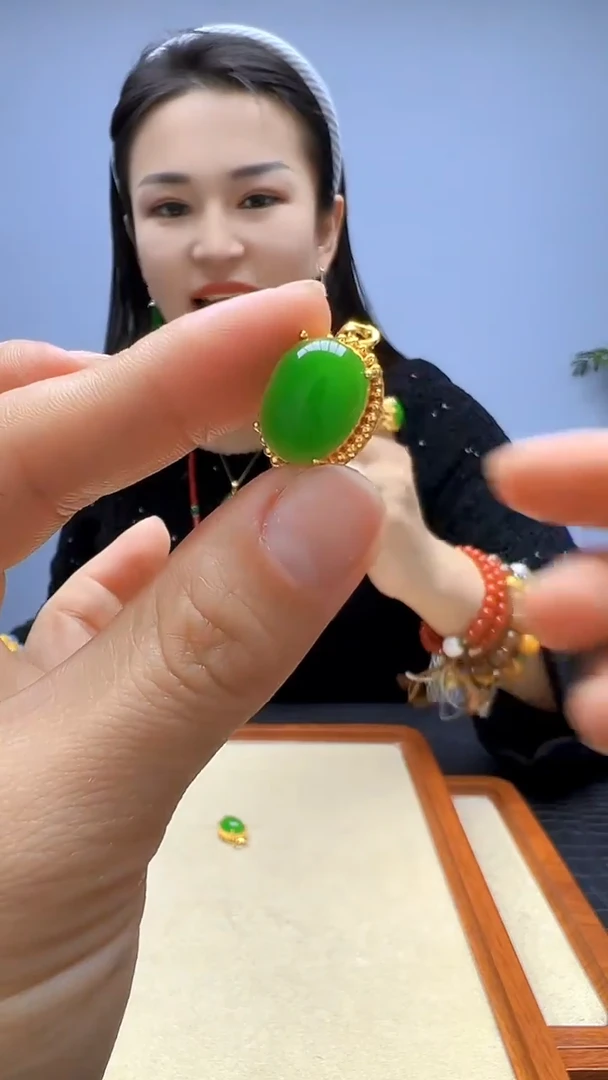 非金属珐琅非金属无高货diy劲饰小蛋面吊坠