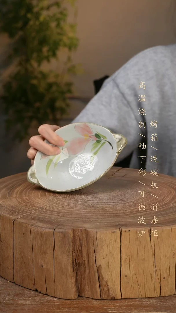 碗瓷景德镇手工手绘高温瓷釉下彩
