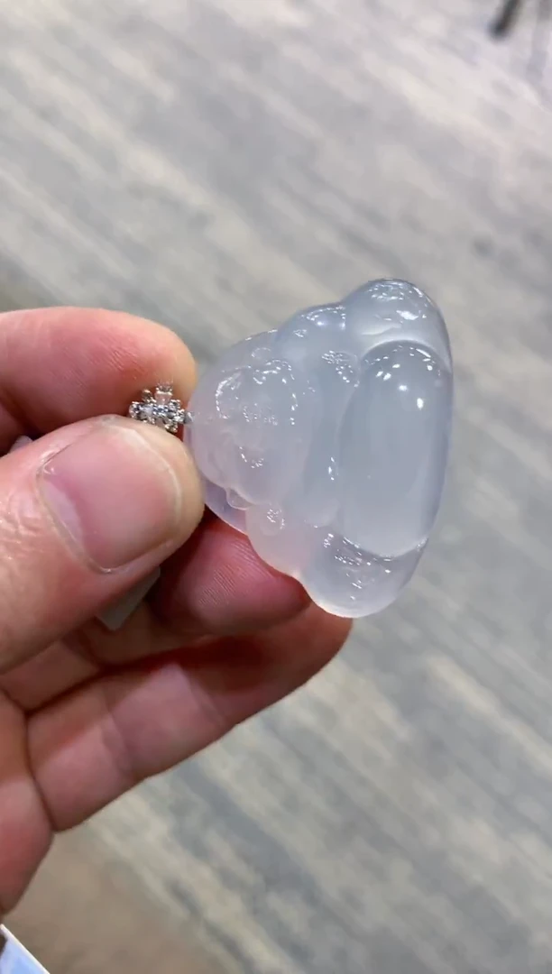 颈饰未镶嵌翡翠天然A货翡翠