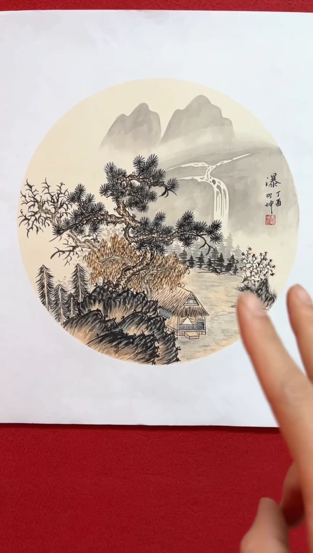 【闪购商品】书法孟昭坤国画瀑