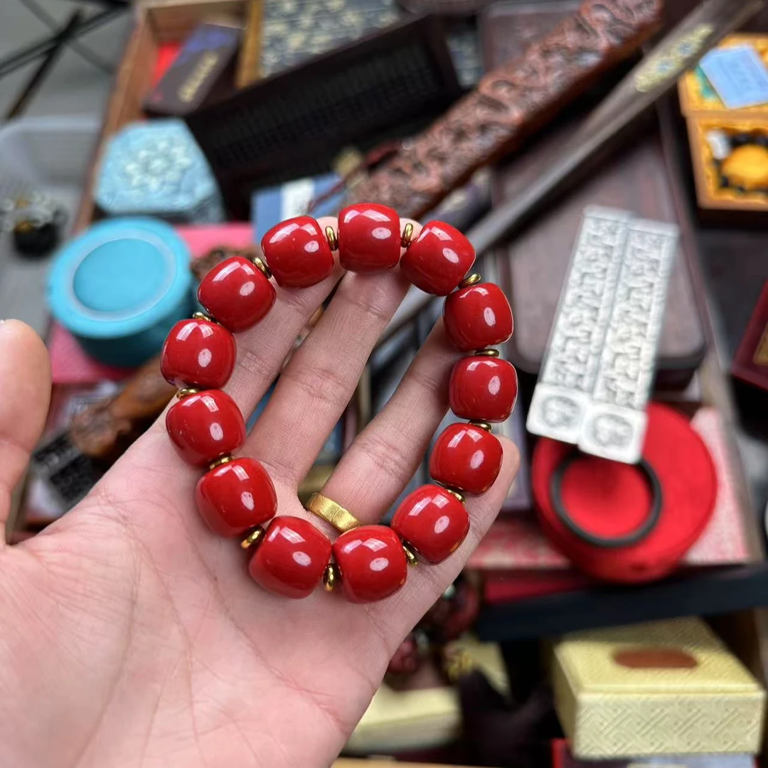 【闪购商品】阿卡牛雪红手串