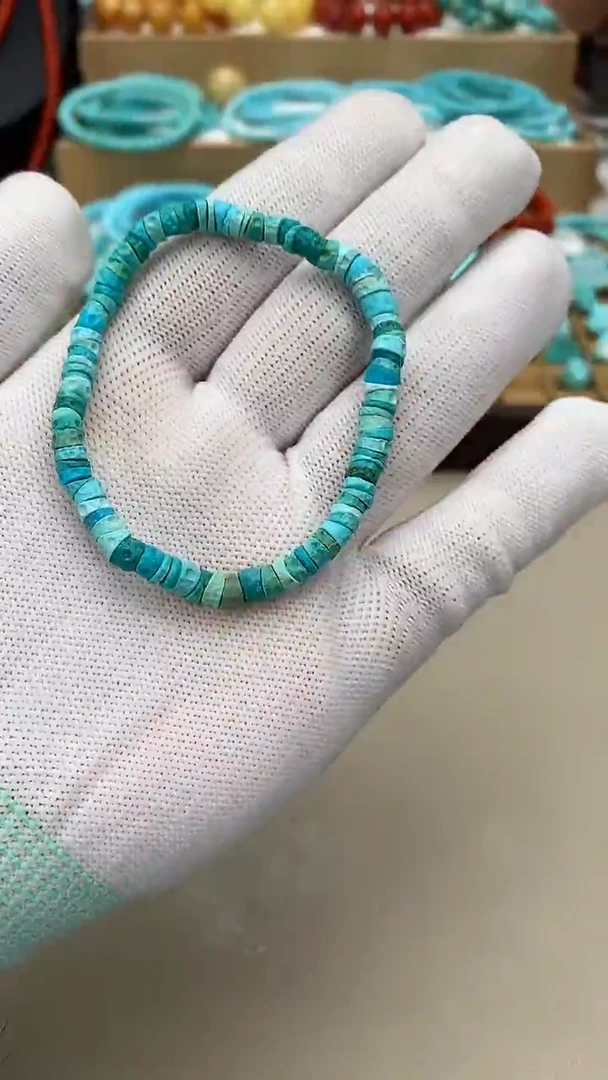 未镶嵌绿松石项链128