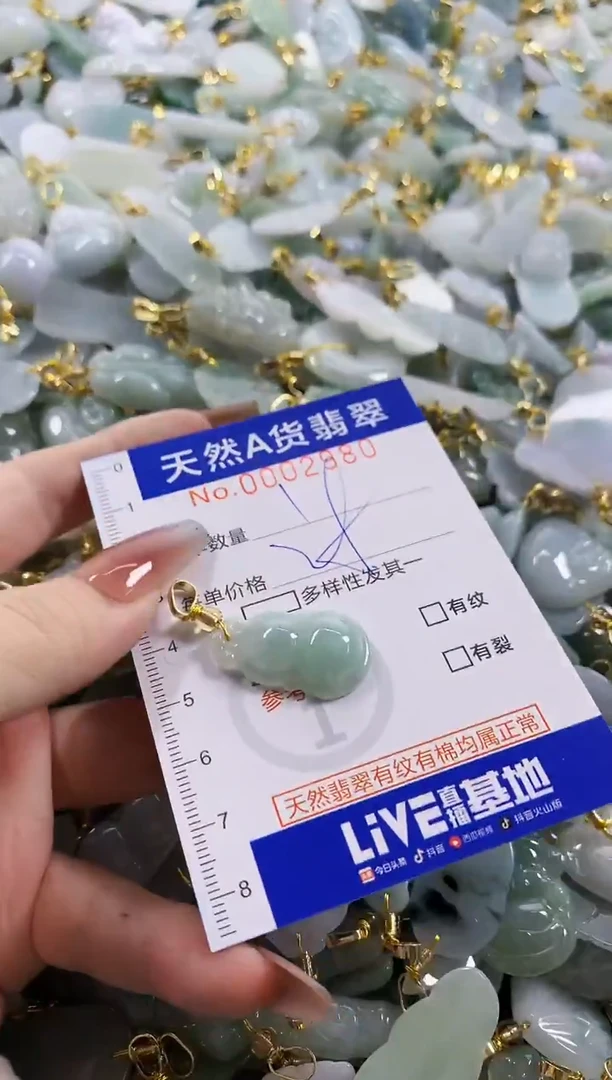 颈饰未镶嵌翡翠天然A货翡翠