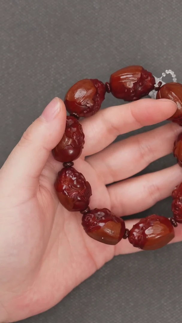 手串橄榄核白***爱橄榄核手串