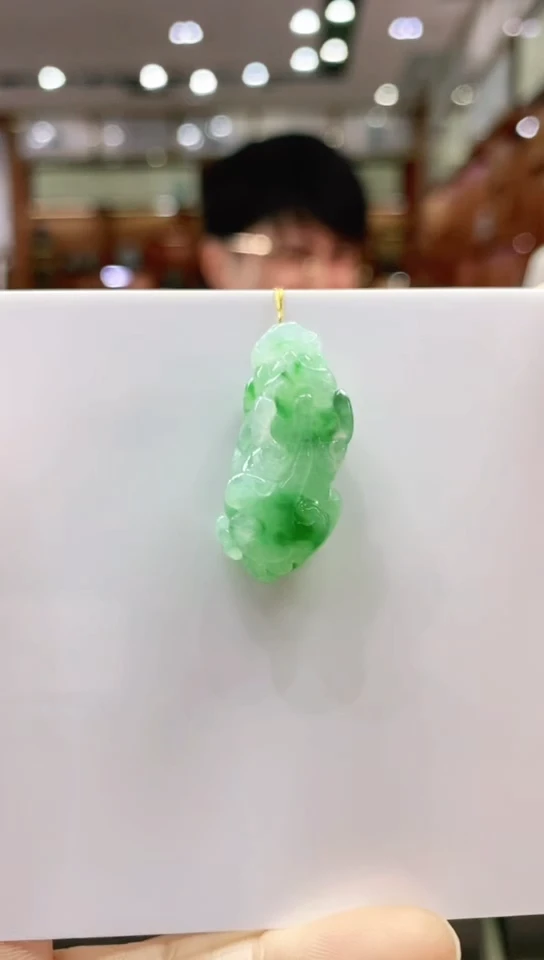 颈饰未镶嵌翡翠貔貅