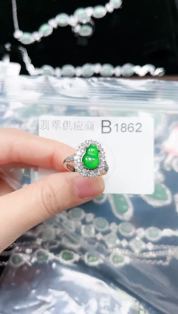 【闪购商品】翡翠颈饰未镶嵌1862赠皮绳