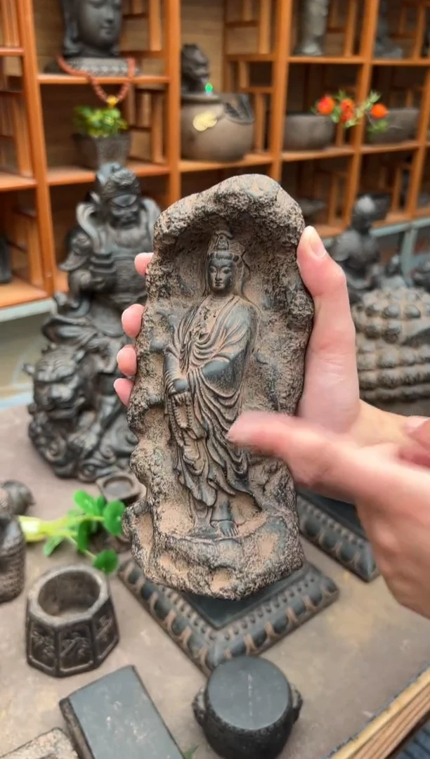 陶土【火山泥】普慈观音