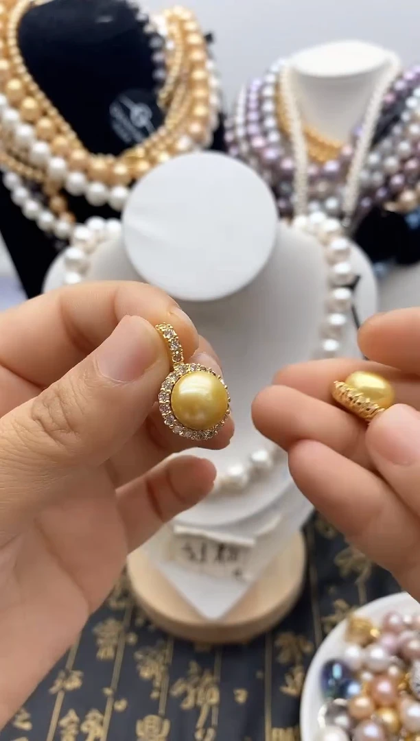 淡水珍珠钛钢颈饰6