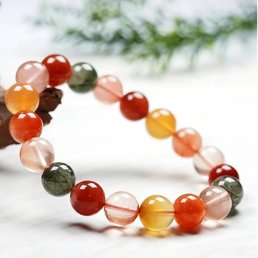 时尚饰品成品时尚素圈水晶手链百搭款