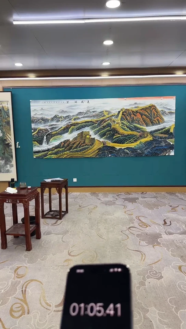 绘画黄*倪Y-王红兵-大丈二-山水画