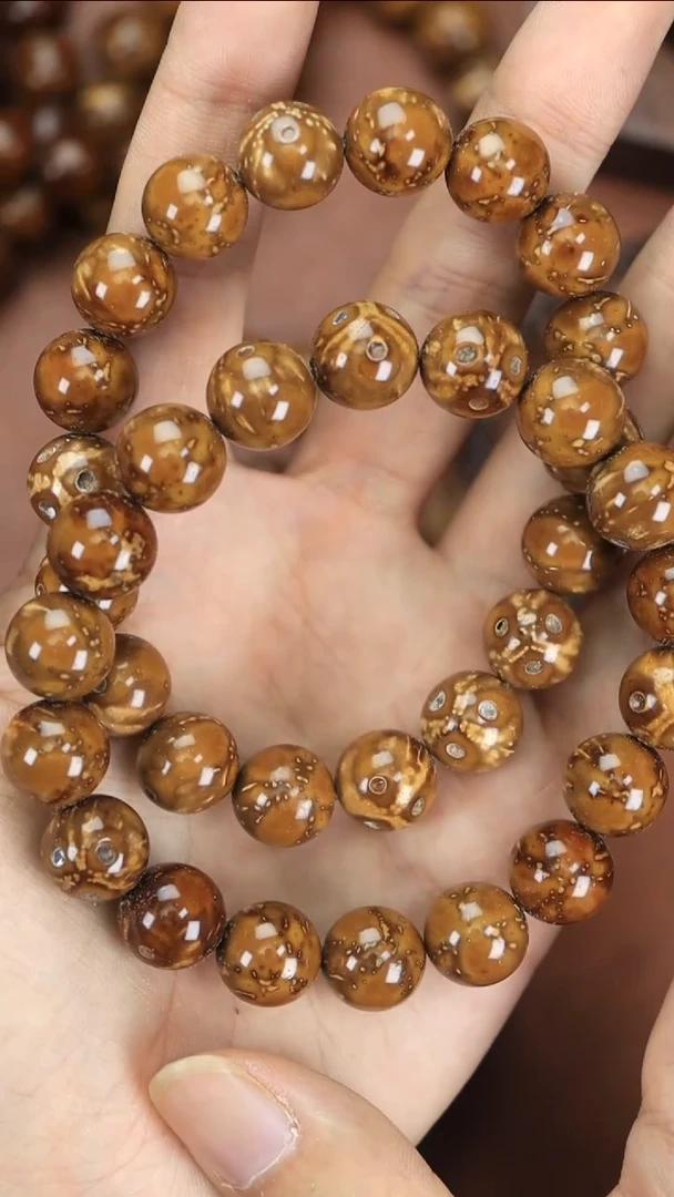 手串紫金鼠紫金鼠浅色圆珠12MM S级