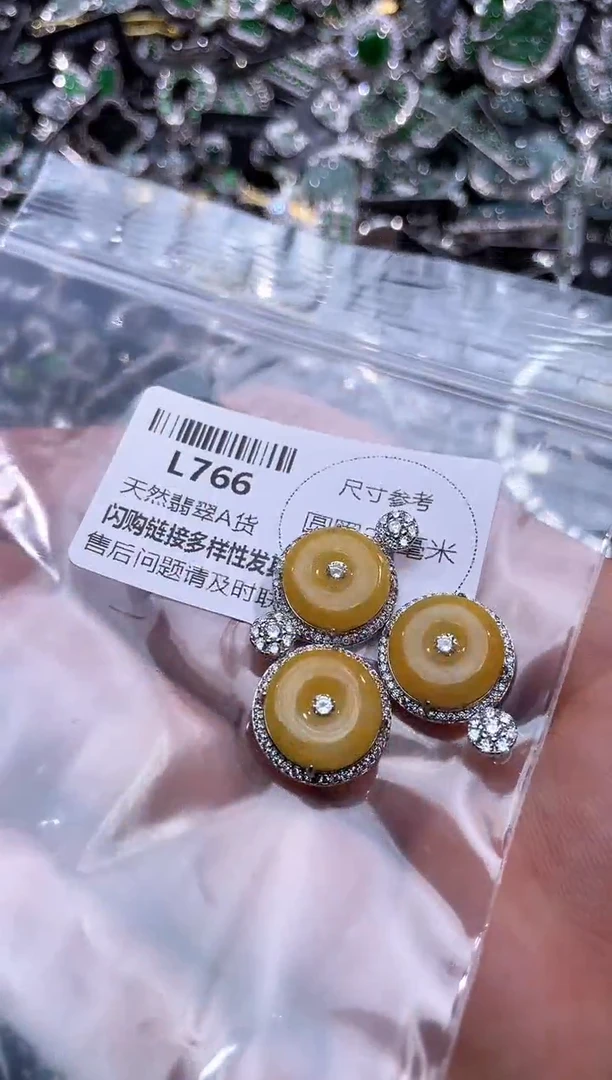 【闪购商品】翡翠颈饰未镶嵌L766多样性发其一