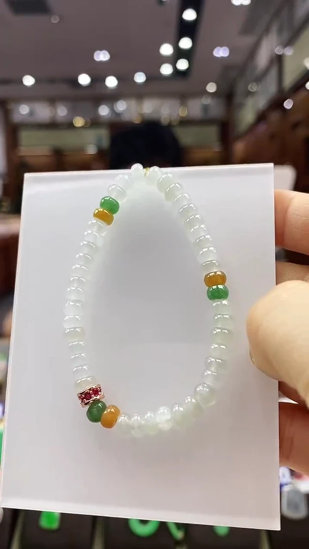 未镶嵌手串翡翠6mm手串
