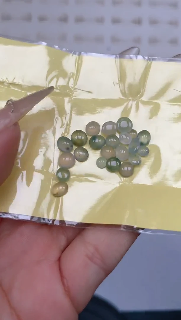 裸石翡翠天然翡翠裸石蛋面37