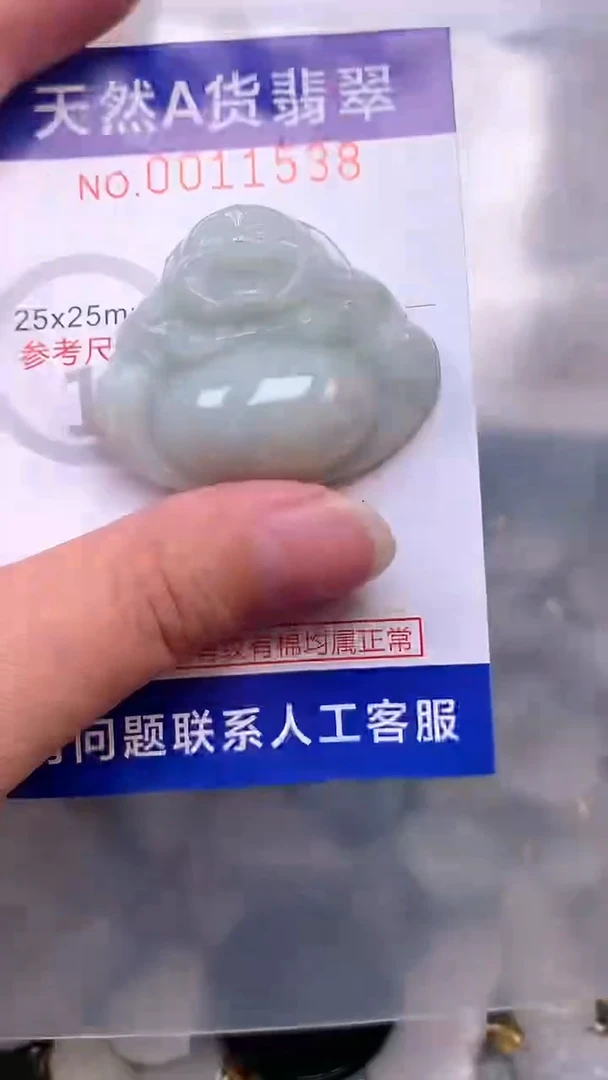 翡翠未镶嵌吊坠(不含链)1