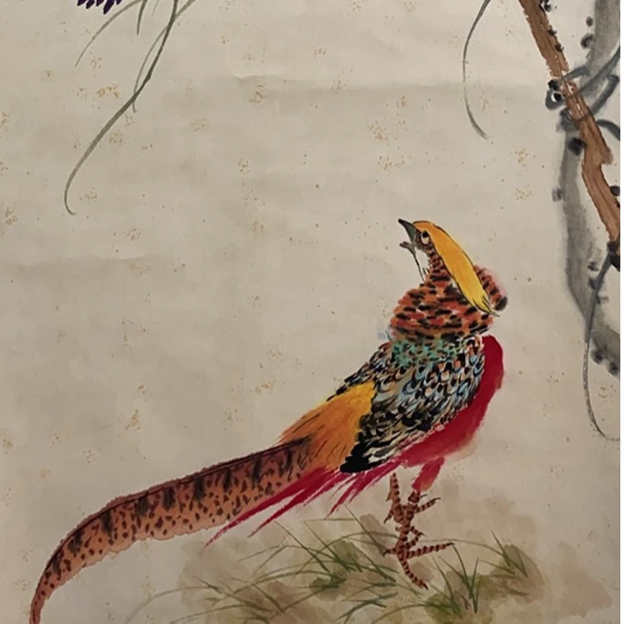DY4410王先生 花鸟 纸本96*48 2087