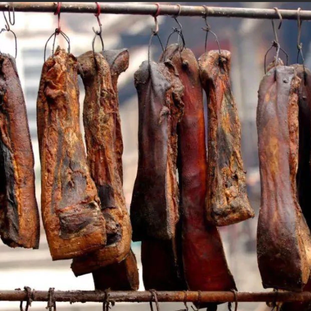 【小树叶农货】农户自家烟熏腊肉