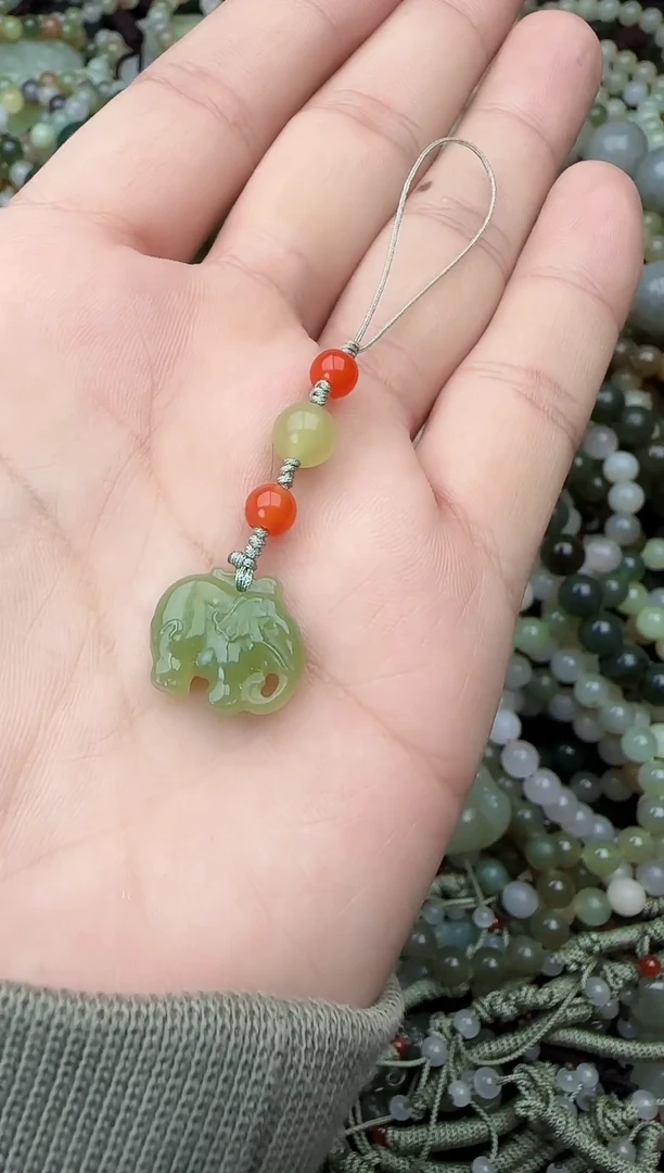 颈饰未镶嵌和田玉拍一发一5