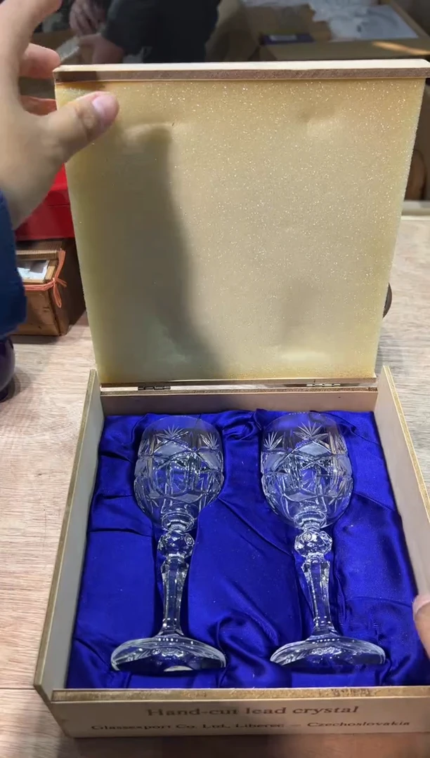 676 波西米亚原盒水晶杯