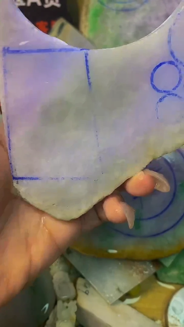 翡翠裸石未镶嵌天然翡翠缅甸A货395