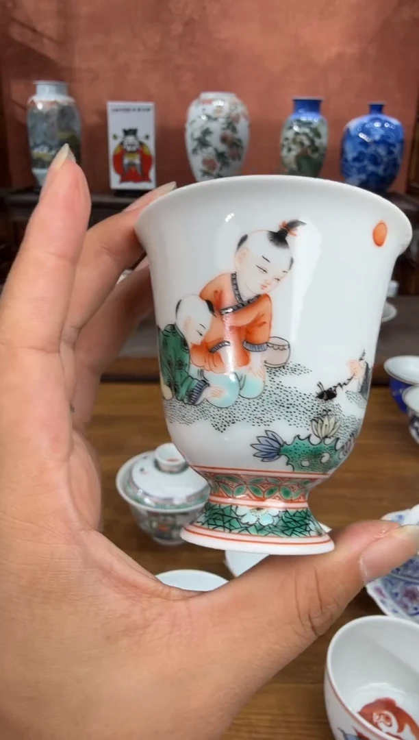 吴义松陶盟手绘陶瓷编码：3075