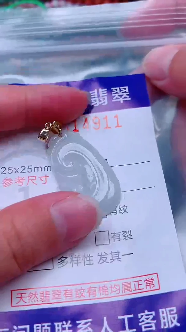 未镶嵌挂件翡翠1