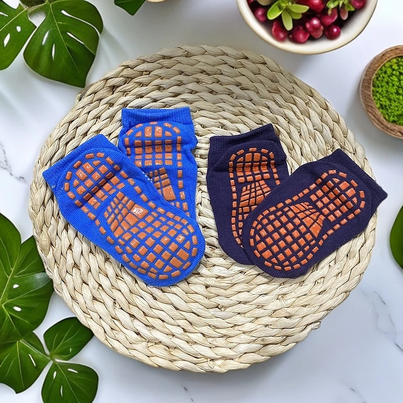 十双装蹦床袜夏薄男女室内地板袜套早教中心游乐场儿童防滑袜宝宝