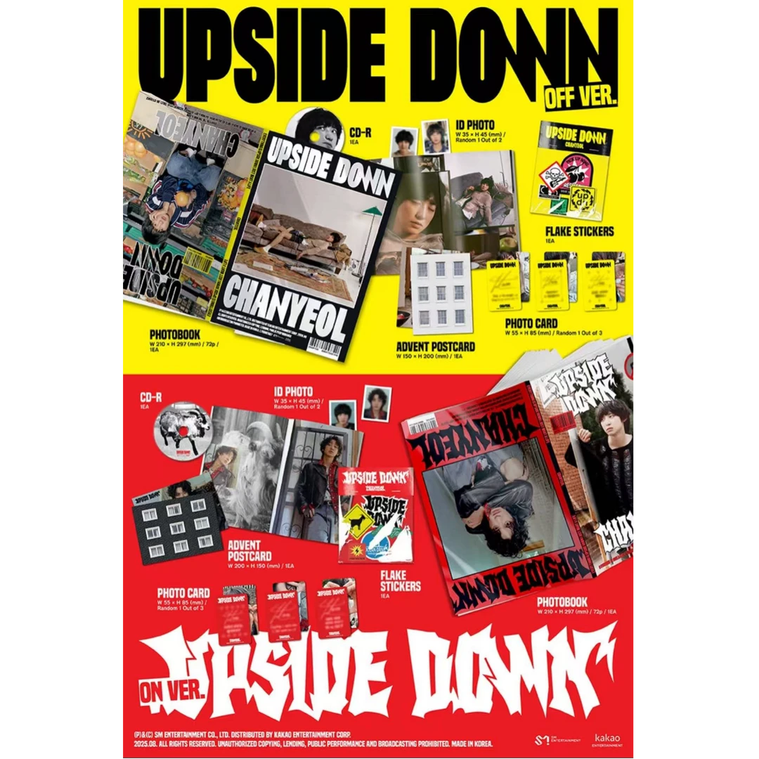 朴灿烈迷你2辑Upside Down全新未拆专辑