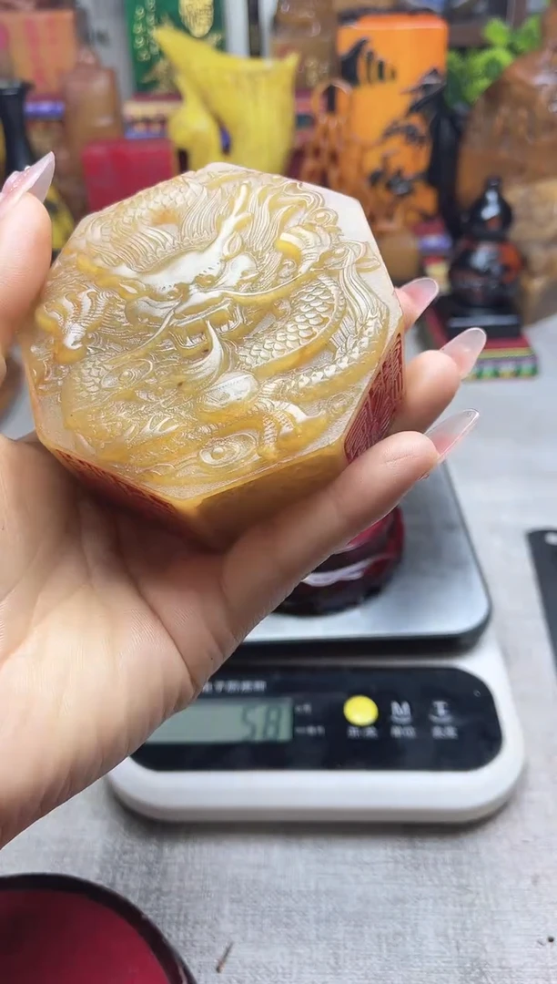 寿山石印石纯天然石料