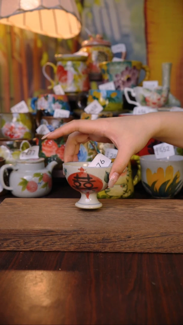 摆件泥垚手作 景德镇手工手绘器物