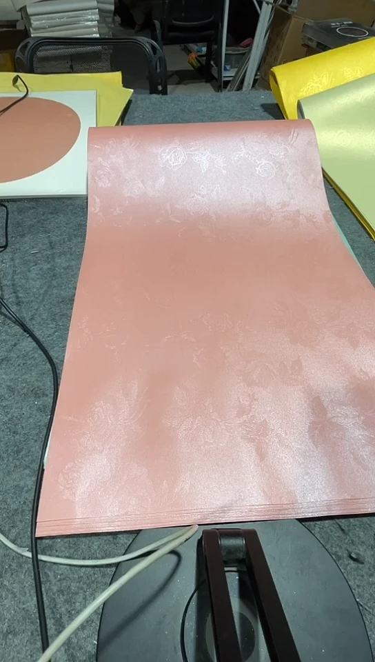 33*96唯纸坊粉色绢印花1斤