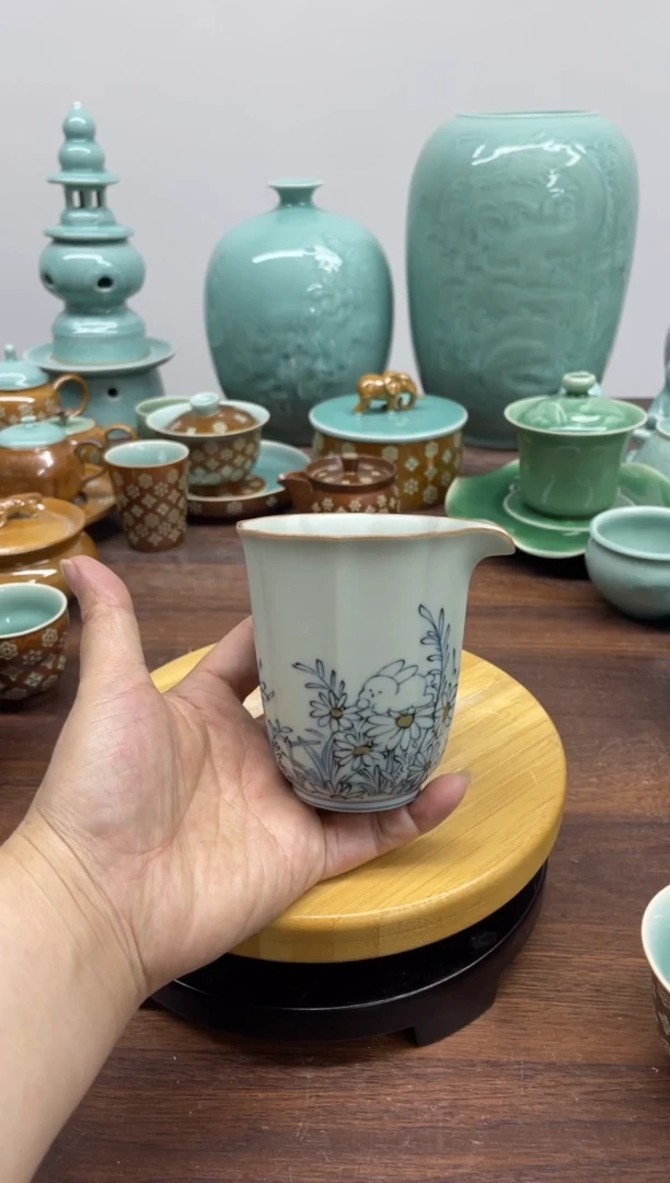 特价青瓷 慧语瓷坊 手工手绘