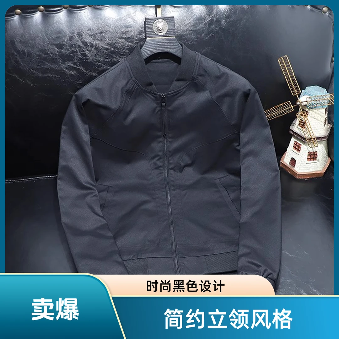 仓石一树潮牌秋季夹克男士时尚潮流百搭休闲棒球服外套高级感男装