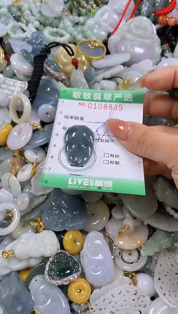 【闪购商品】翡翠颈饰未镶嵌闪购0108835多样性发其一