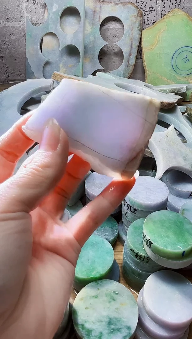 裸石翡翠天然翡翠A货443