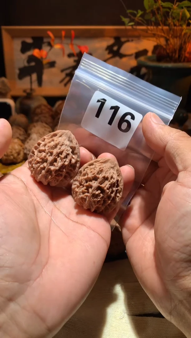 把件桃核B*116号  苹果园 变异  37 尺寸左右盘玩打底不支持退换