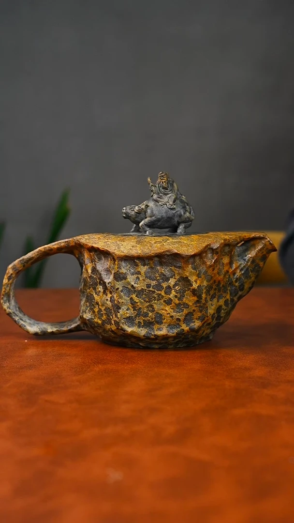 超*戴冰碛岩石头茶壶