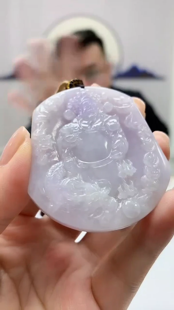 【闪购商品】定制翡翠未镶嵌5152ms-毛货挂件43